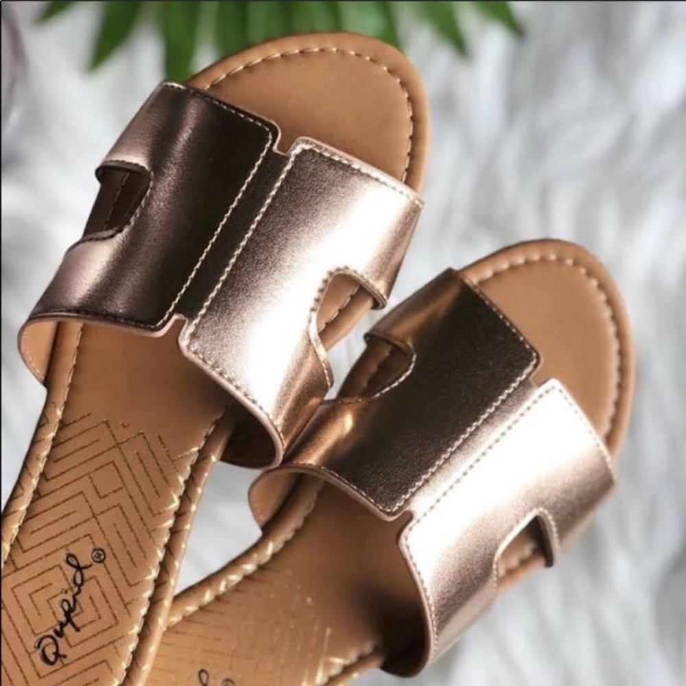 NEW Sofia Sandal- Rose Gold - Picture 3 of 4